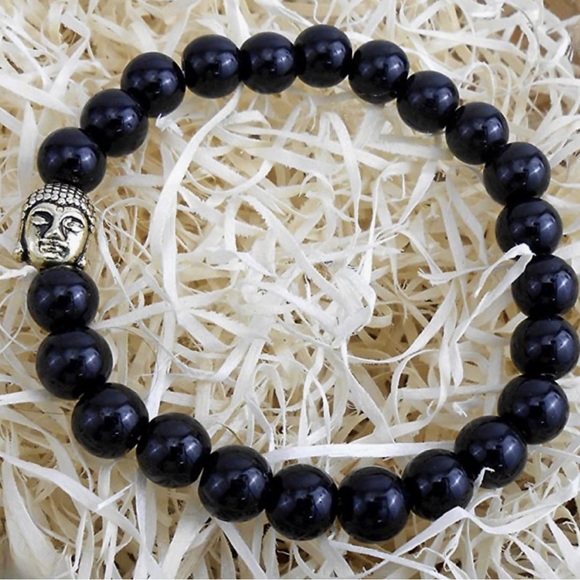 Other - ✡️✡️Buddha black beads bracelet for Men